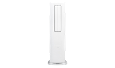 8,000 BTU SACC (12,000 BTU ASHRAE) Inverter Portable AC Smart with Heat Pump, Dual Hose Tower